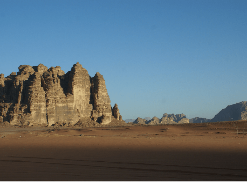 I sette pilatri della saggezza nel Wadi Rum Wadi Rum Giordania