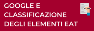 GOOGLE CLASSIFICAZIONE DEGLI ELEMENTI EAT